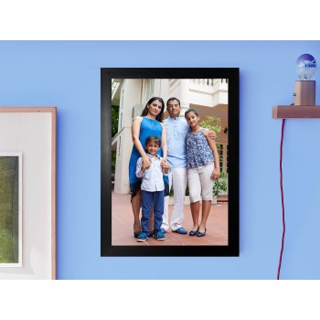 Customised Photo with Frame Wall Mount