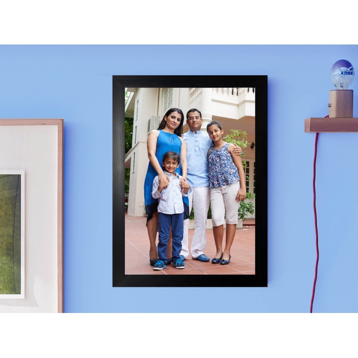 Customised Photo with Frame Wall Mount