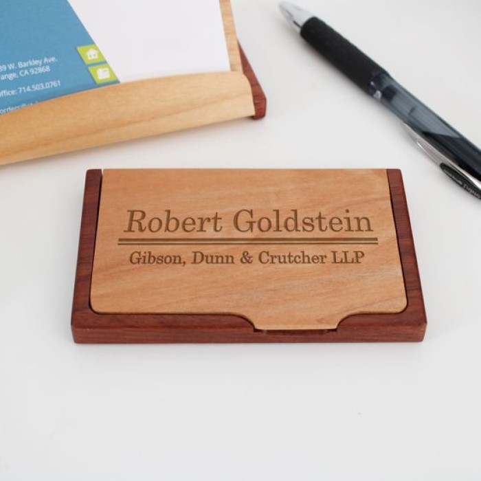 Engraved Metal Visiting Cards Holders