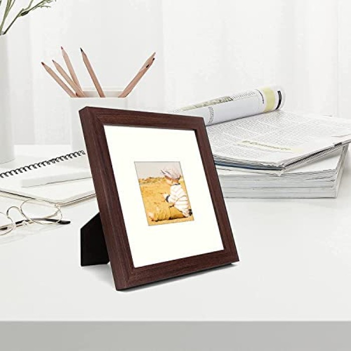 Premium Photo with Frame Table Stand