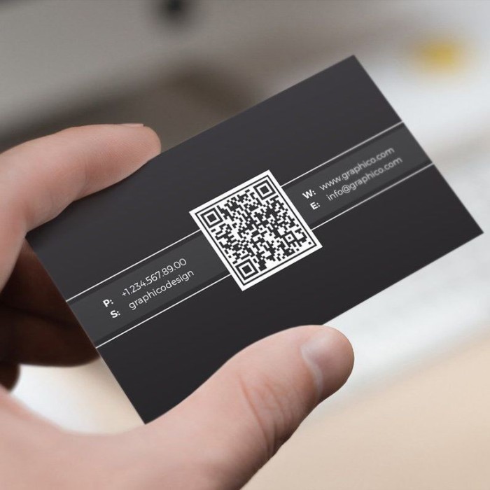 QR Code Visiting Cards