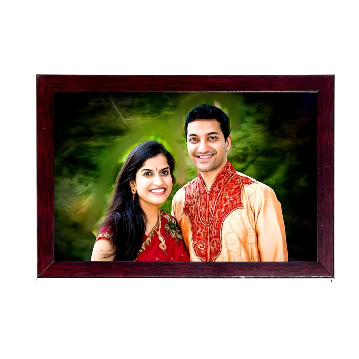 Customised Photo with Frame Wall Mount