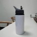 Aluminium Bottle with Straw 600ml