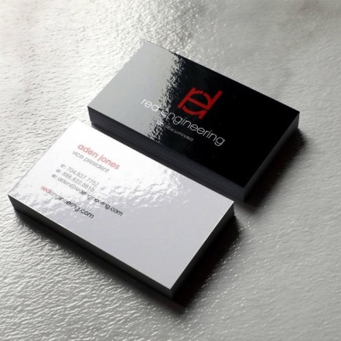 Glossy Visiting Cards