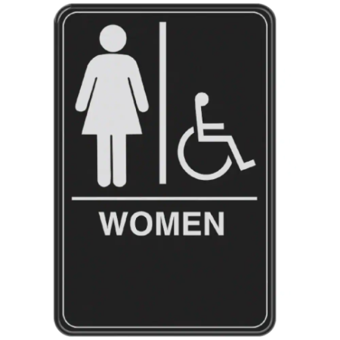 Womens Restroom Signs