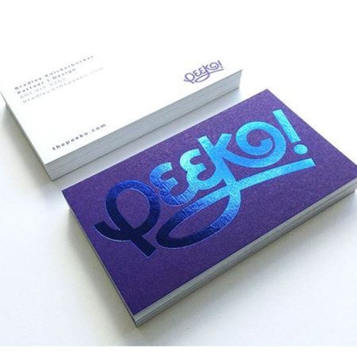 Spot UV Visiting Cards