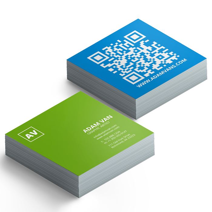 Square Visiting Cards