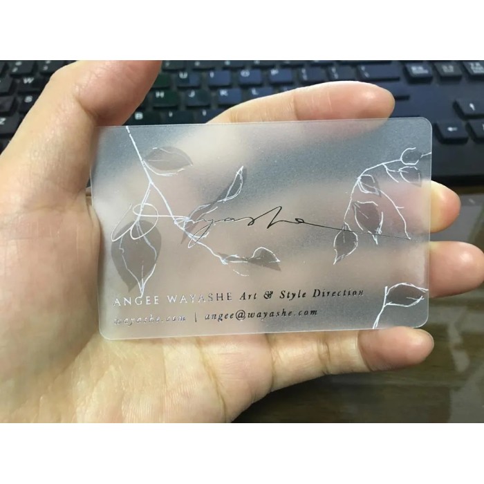 Transparent Business Cards