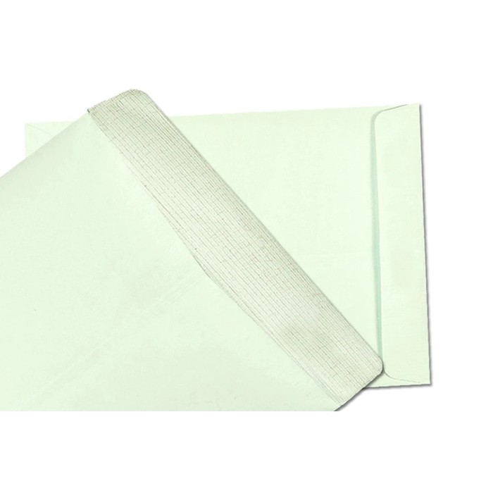 Cloth Lined Green Envelope