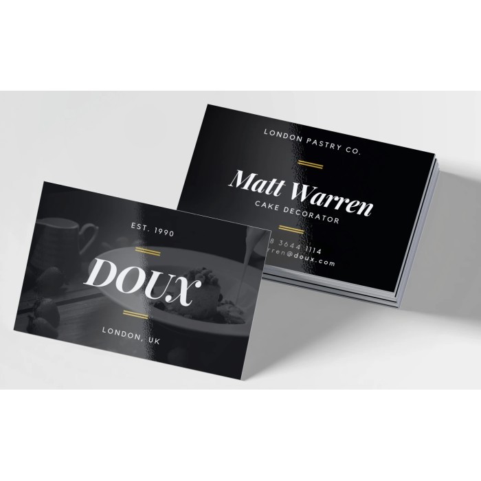 Glossy Visiting Cards