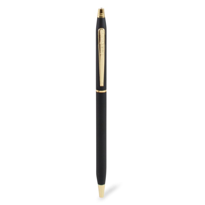 Premium Brush Stone Black Ball Pens