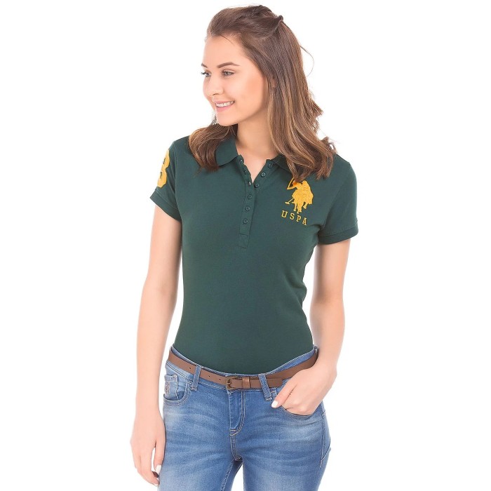 Womens Embroidered Polo T-Shirts