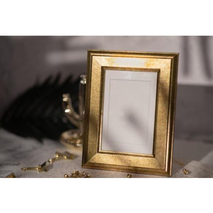 Premium Photo with Frame Table Stand
