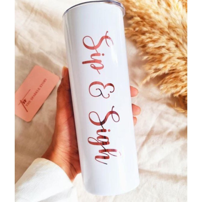 Personalised Skinny Tumbler 600ml