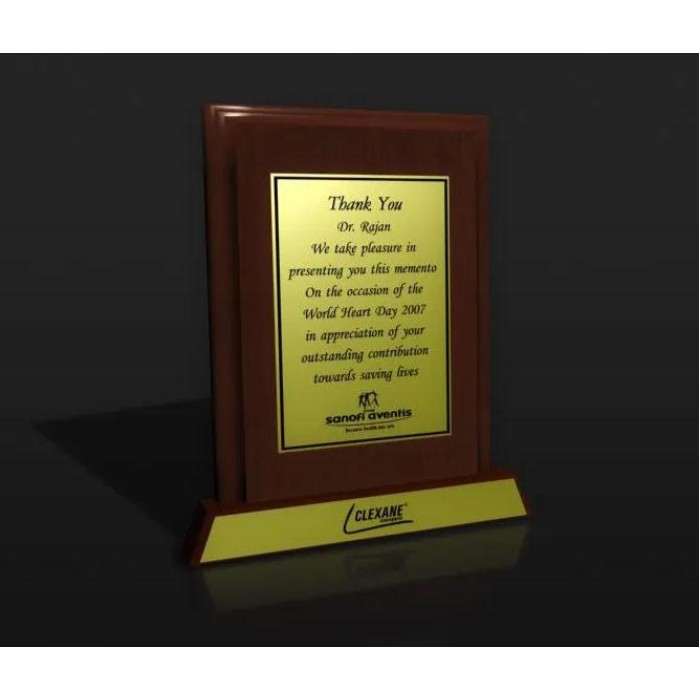 Wooden Plaque Award